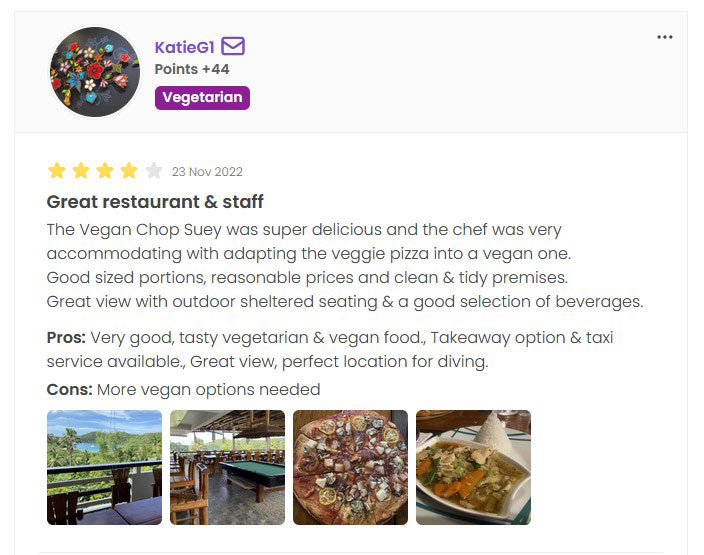 jalyns resort vegetarian food review